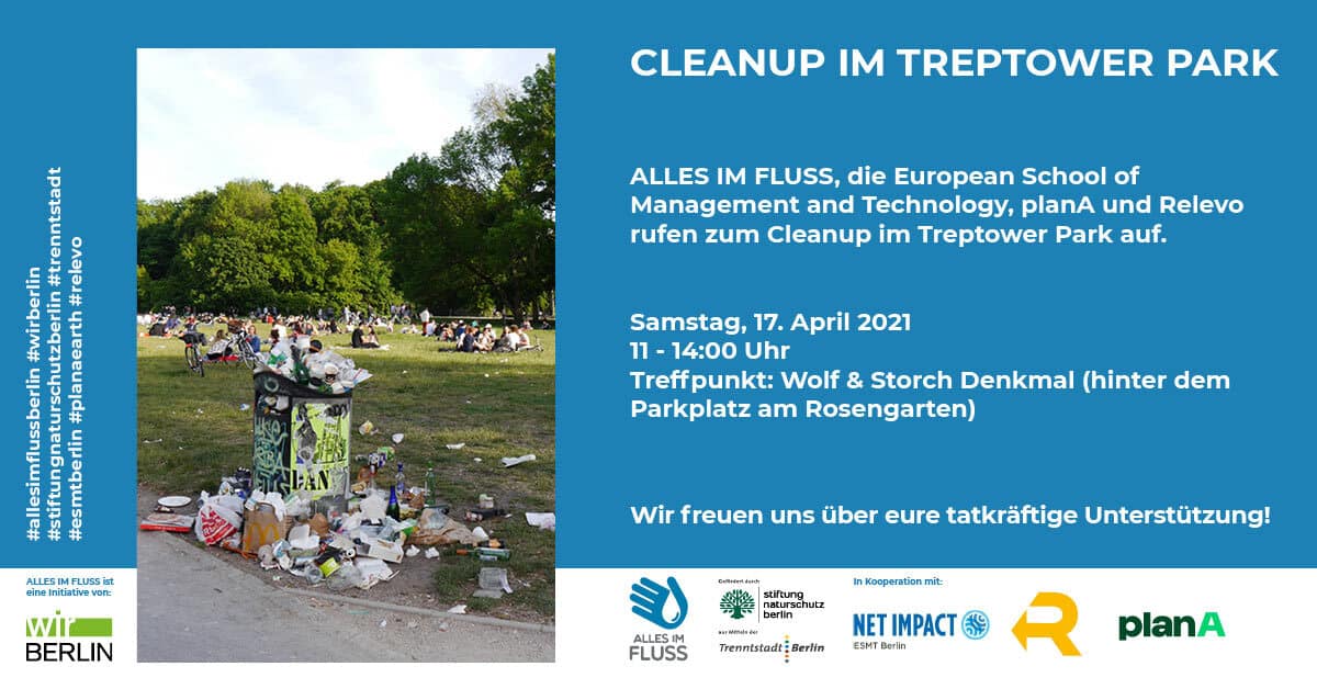 Cleanup Treptower Park 17.04.2021