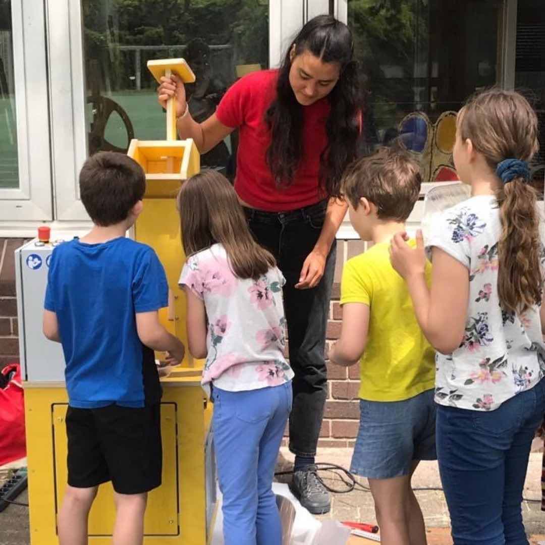 Recycling-Workshop mit Kindern