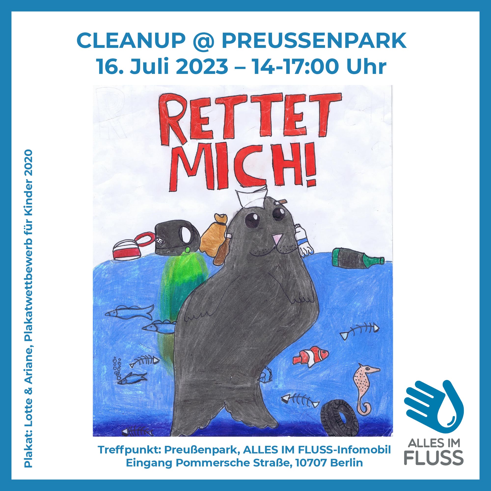 AIF Cleanup am 16. Juli von 14 bis 17 Uhr im Preußenpark