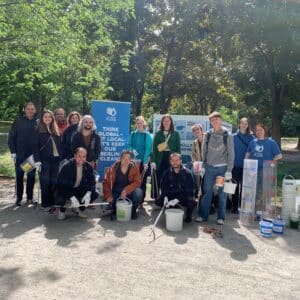 Das Gruppenbild zum Start des Artenvielfalt Cleanup 2025