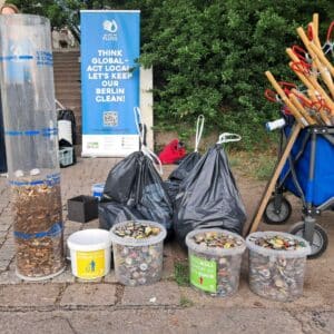 Ergebnisse des Cleanups zum Tag der Umwelt