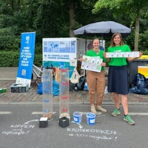 Release unserer MÜLL-KNIGGE auf dem Umweltfestival
