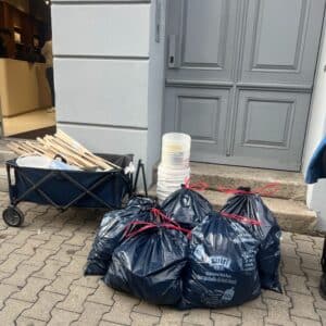 Müll vom Cleanup Walk mit Patagonia