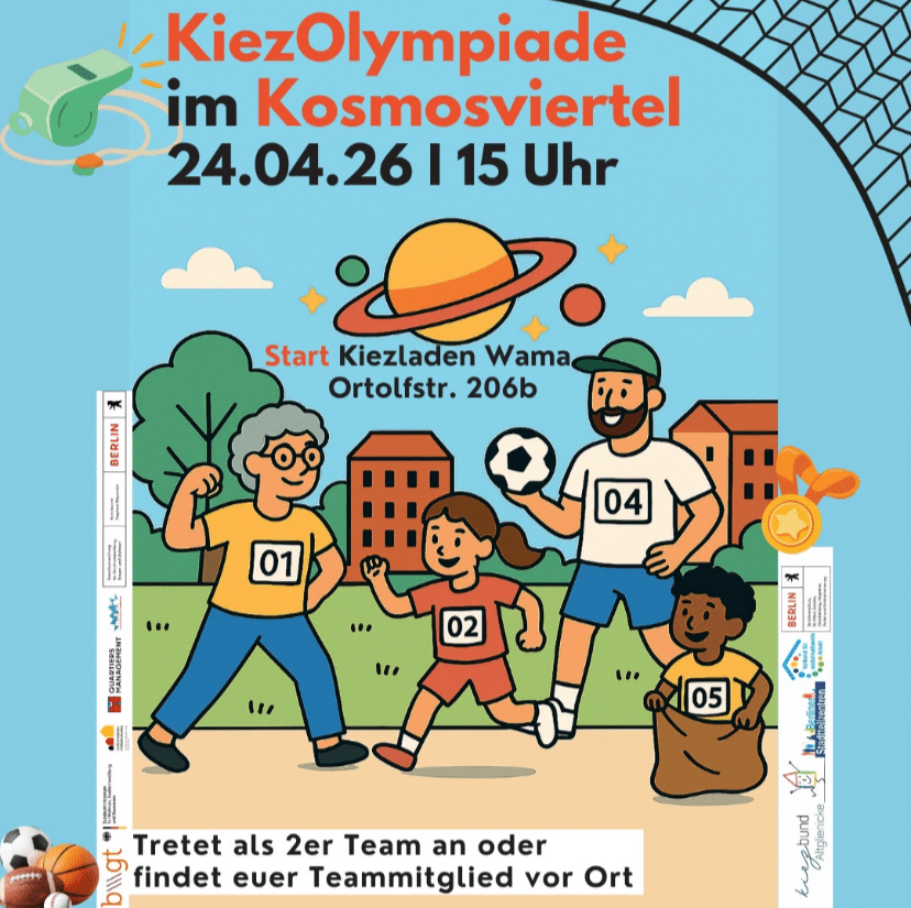 Kiezolympida im Kosmosviertel
