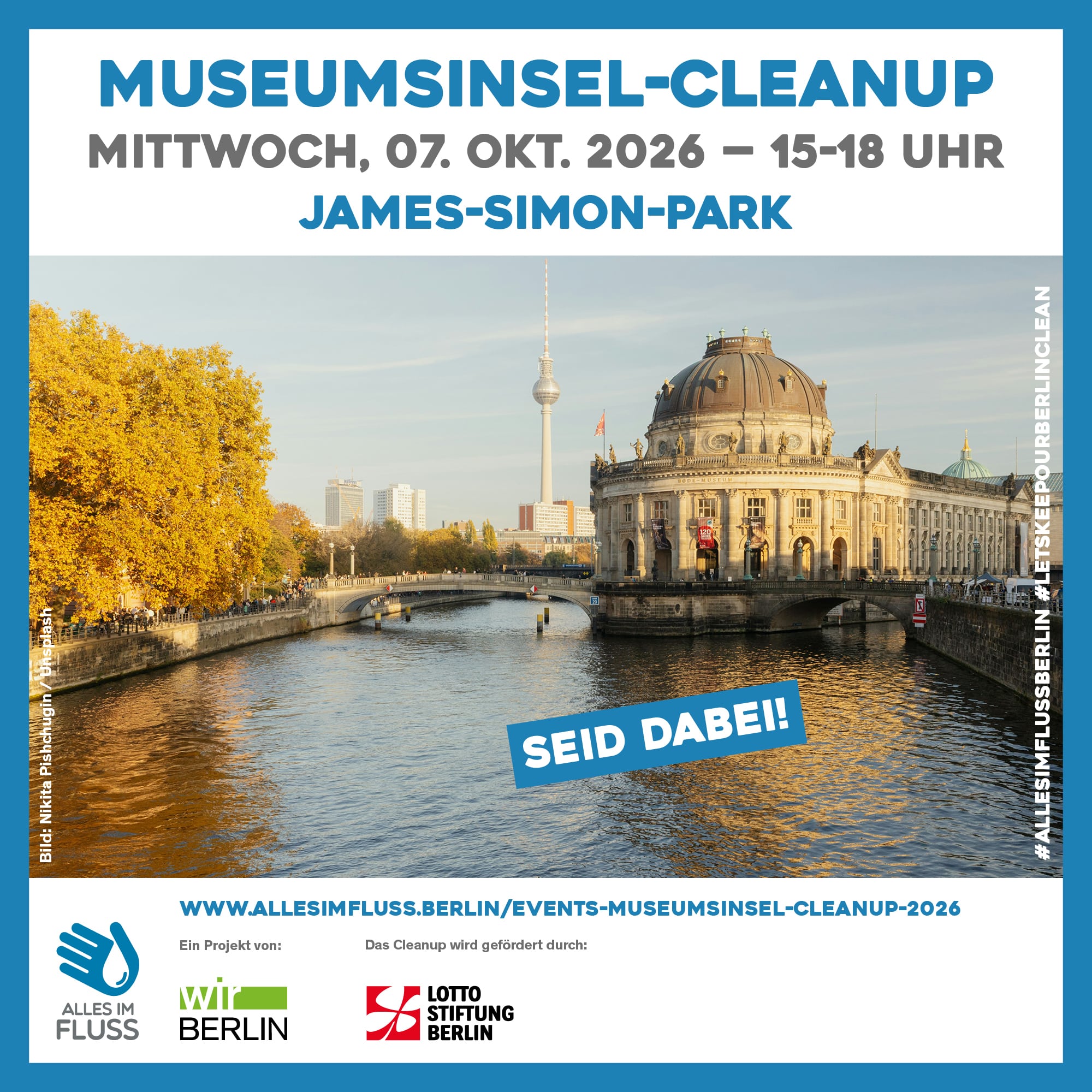 Cleanup an der Museumsinsel
